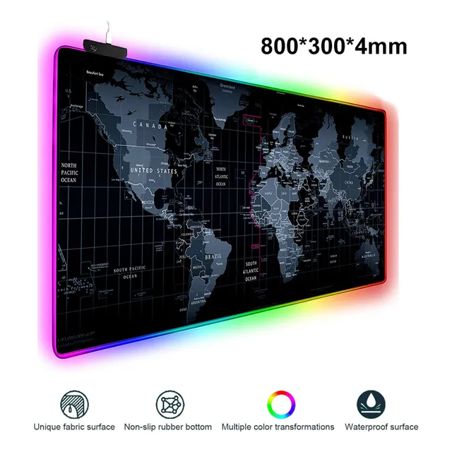 Mouse Pad Games Rgb 30 X 80 Estampado