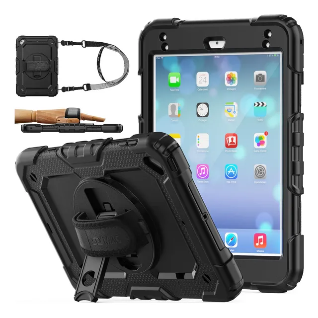 Funda Antiimpacto For iPad Mini 5 4 Con Correa De Mano De