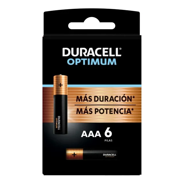 Pack 6 Pilas Duracell Alcalina Aaa Optimum
