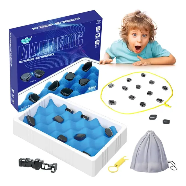 Juego De Mesa Ingenio Piedras Magnéticas Iman Juguete Steam