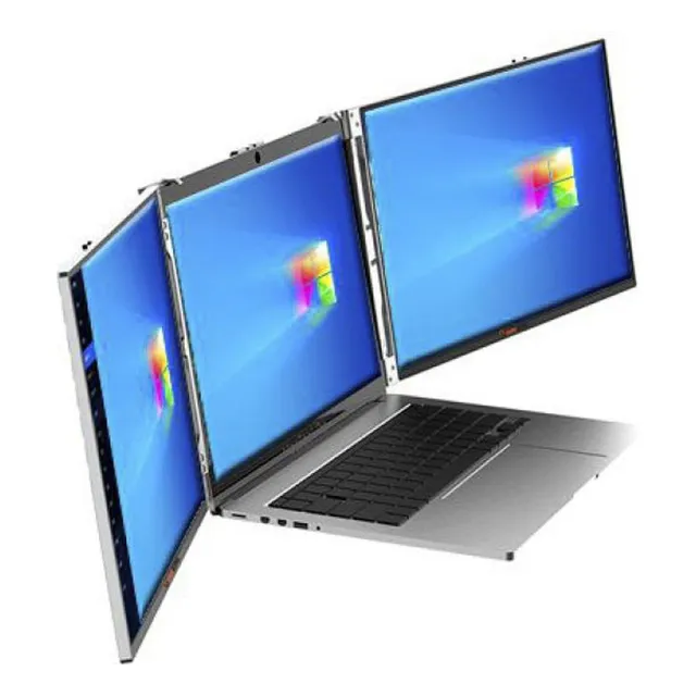 Monitor Portátil Doble Para Notebook Unnion 2x14 Fhd Usb-c