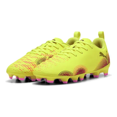 Zapato De Futbol Puma Future 8 Play Fg/ag Jr Amarillo Niño