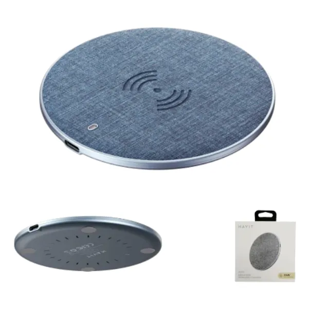 Cargador Inalámbrico Havit Para iPhone Samsung Xiaomi Y Más