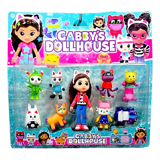 Blister La Casa De Muñeca De Gabby Dollhouse X9 Para Niñas