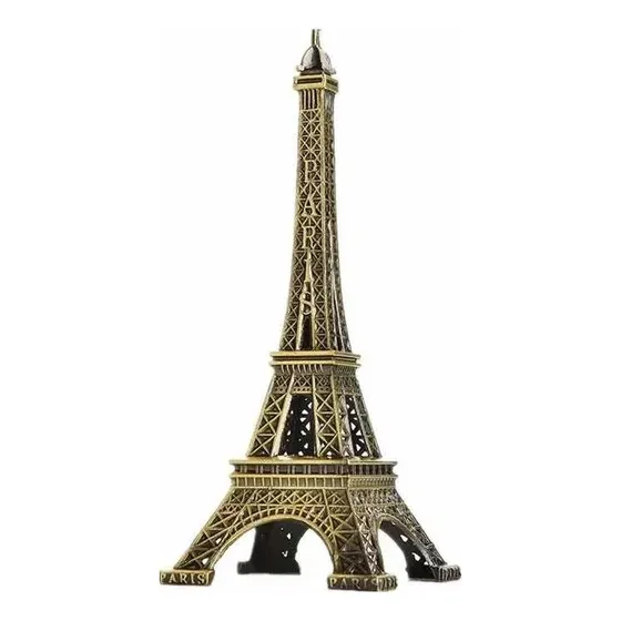 Torre Eiffel Paris Metal Decoración Adorno