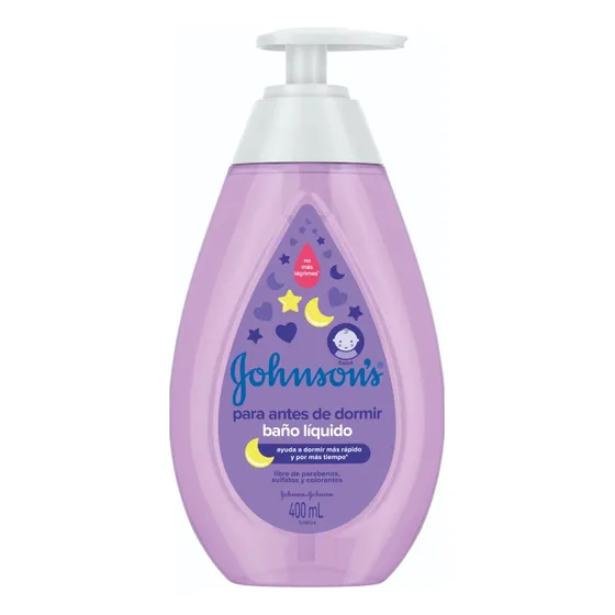 Baño Liquido Johnson´s Para Antes De Dormir 400ml