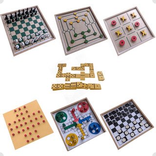 Jogos 7x1 Dama Jogo Velha Ludo Trilha Xadrez Domino Resta 1 Jogos 7x1 Dama Jogo Velha Ludo Trilha Xadrez Domino Resta 1
