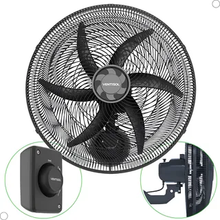 Ventilador Parede 50cm Osc 6pĂĄs Preto Academia Igreja Loja Ventilador Parede 50cm Osc 6pĂĄs Preto Academia Igreja Loja