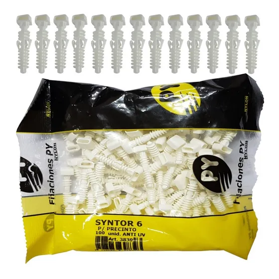 Tarugo Para Precintos Py Diámetro 6mm Bolsa De 100 Unidades