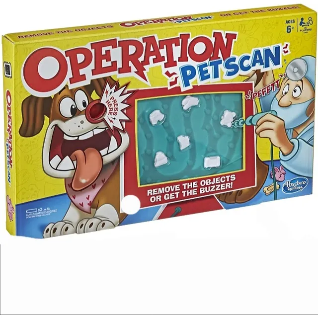 Juego De Mesa Operation Pet Scan Operación Escaneo Mascotas