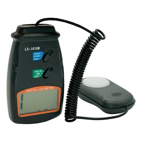 Luxometro Digital Hasta 50000 Lux Jieli Lx-1010b Medir Luz