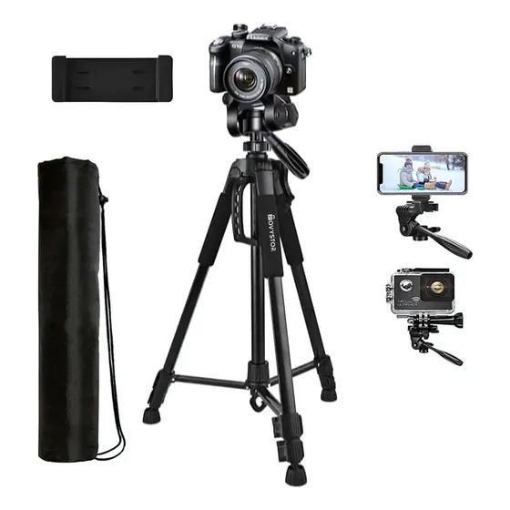 Trípode Profesional Compatible Con Celular Bolso + Adaptador