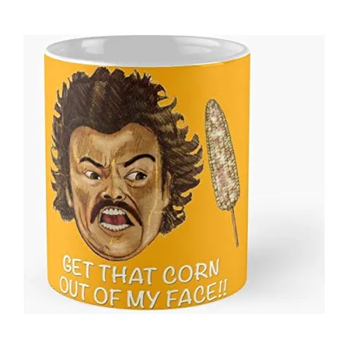 Taza Clasica Texto Ingl  Get That Corn Out Of My Face  Ideal