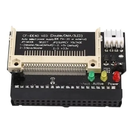 1x Adaptador Ide Cf Cartão Memória Compact Flash 40-pin