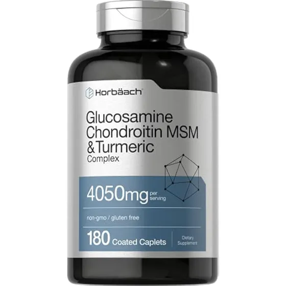 Glucosamina Y Condroitina Horbäach Con Cúrcuma Y