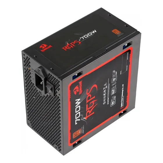 Fonte Real Redragon Rgps 700w 80 Plus Bronze - Gc-ps026 Cor Preto 127/220v