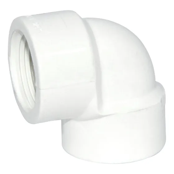 Codo De 90 Grados 1/2 Pvc De Rosca (pack 4)