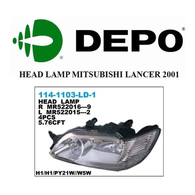 Faro Delantero Mit. Lancer 01-04 Izq (doble)