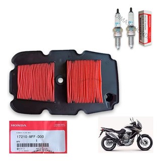 Kit Filtro Ar + 2 Vela Transalp Xl700/xl700v 2011 A 2014 Hon Kit Filtro Ar + 2 Vela Transalp Xl700/xl700v 2011 A 2014 Hon
