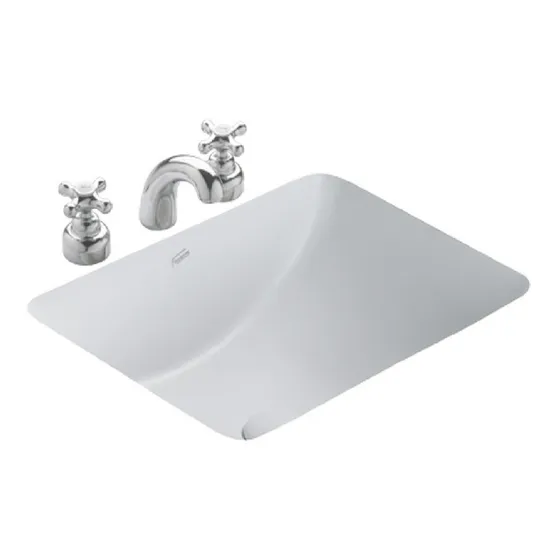 Bacha Bajo Mesada Ferrum Cadria Blanca Lnsf-b Color Blanco
