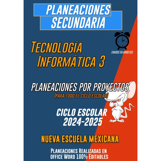 Planeación Informatica 3 Por Proyectos Secundaria (Reacondicionado)