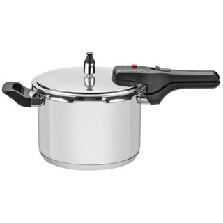 Panela De Pressão 4,5 Litros Fundo Triplo Brava Cor Prateado Panela De Pressão 4,5 Litros Fundo Triplo Brava Cor Prateado