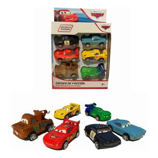 Carros Fricción Cars Set 6 Rayo Mcqueen, Mate, Cruz Disney Carros Fricción Cars Set 6 Rayo Mcqueen, Mate, Cruz Disney