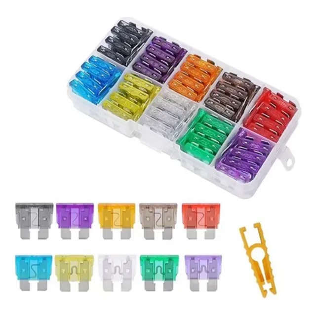 Pack De 100 Fusibles Automotriz Original De  2amp A 35ampe  