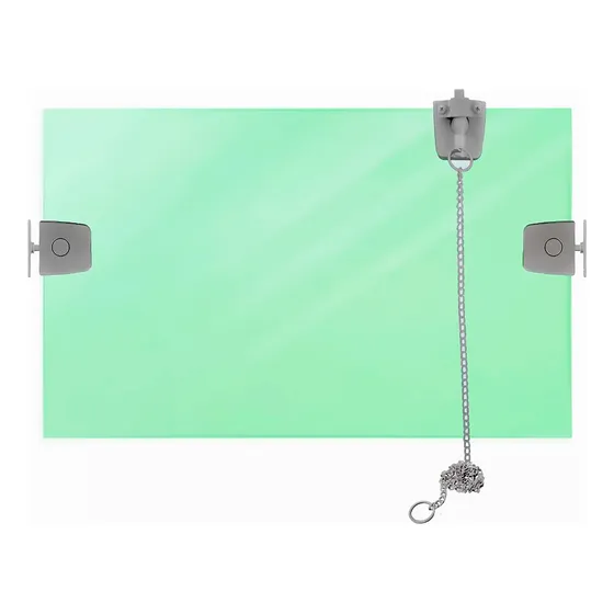 Janela Basculante Vidro Temperado 8mm 50 X 80 Verde
