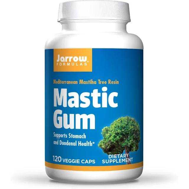 Jarrow Mastic Gum Salud Estomacal Bucal Duodenal X 120 Cáps