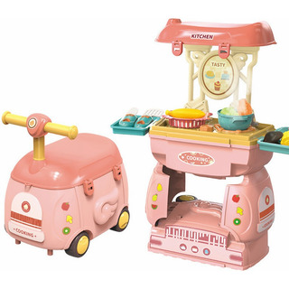 Cocinita Infantil 2 En 1 Juguete Accesorios Infantil Carro Cocinita Infantil 2 En 1 Juguete Accesorios Infantil Carro