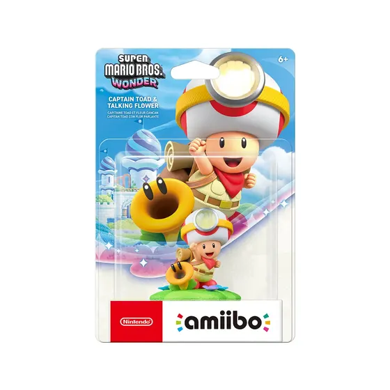 Amiibo - Capitan Toad Y Flor Parlante - Super Mario Bros. Wonder Series