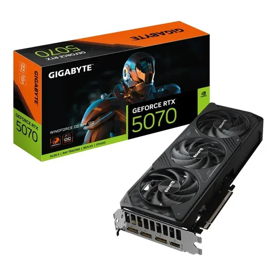 Placa De Vídeo Gigabyte Rtx 5070 Windforce Oc Sff 12gb