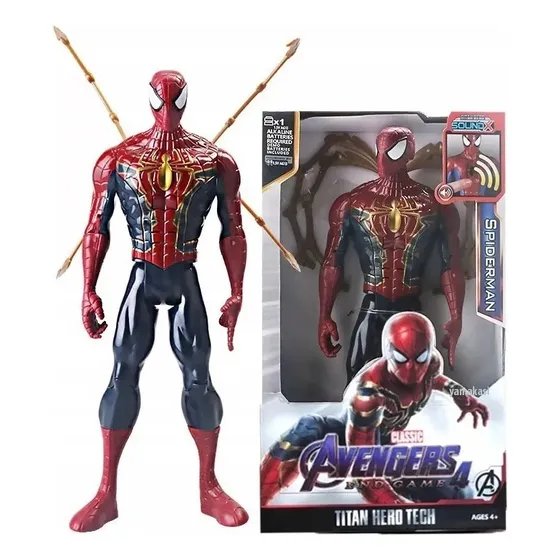 Boneco Homem-aranha 30cm Spider Man Garras Marvel Morte Subi