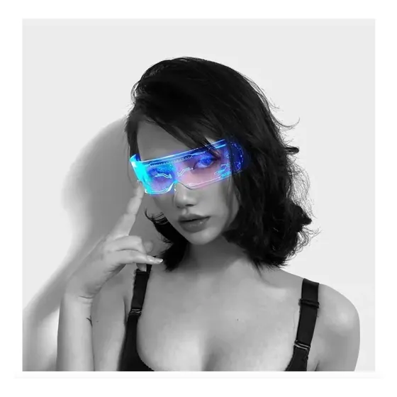 Lentes Para Fiestas Con Luces Led Cosplay