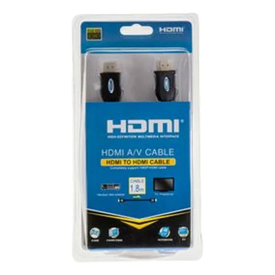 Cable Hdmi 1.4 Full Hd 1.8m Blister 1080p Alta Velocidad