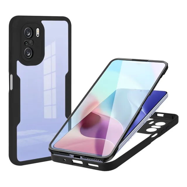 Estuche Protector Funda 2 En 1 Full 360 Para Poco F3 / K40