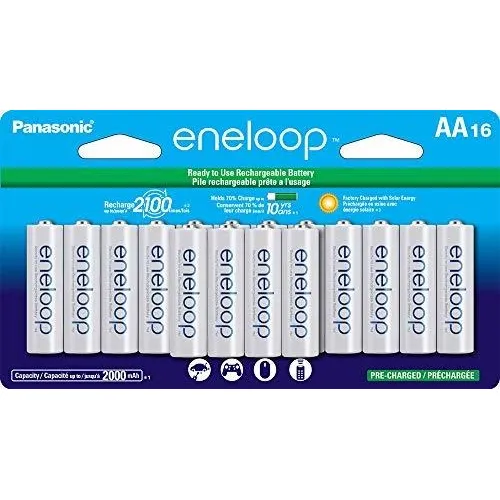 Panasonic Eneloop Aa Pilas Recargables Precargadas De Ni-mh