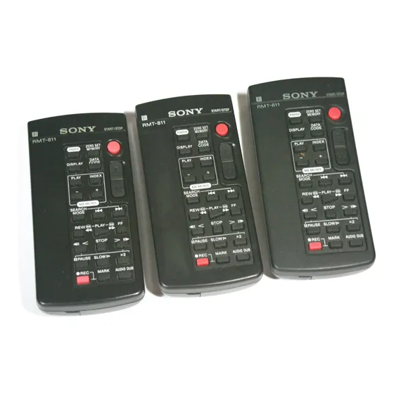 Control Remoto Sony Rmt-811