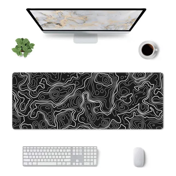 Alfombrilla Larga Para Mouse Juego Oficina Teclado Extendida