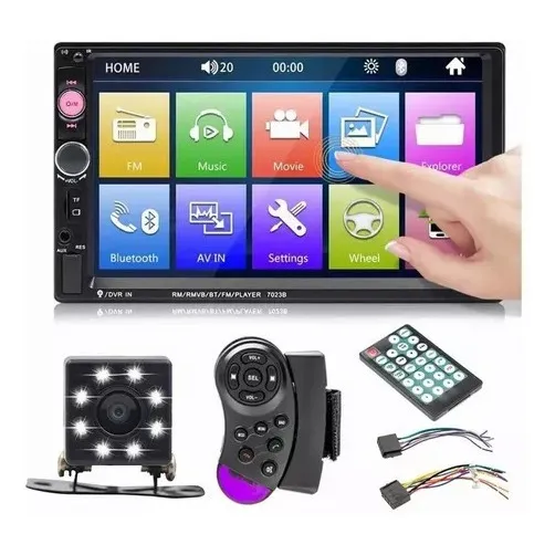 Estéreo De Coche 7010b Mirror Link Din De 7 Pulgadas Con Cám