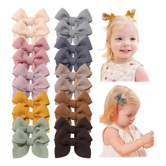 Jollybows 20pcs Clipes De Cabelo Bebê Garotas 2 Mini Clipe D