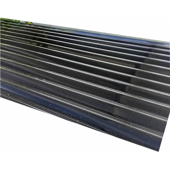 Chapa Ondulada Negro Calibre 26, Ecopanels