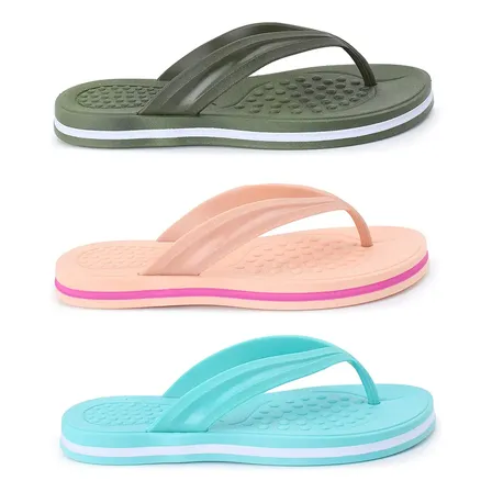 Kit 3 Pares Chinelo Feminino Fitscarpa Leve Macio Anatômico