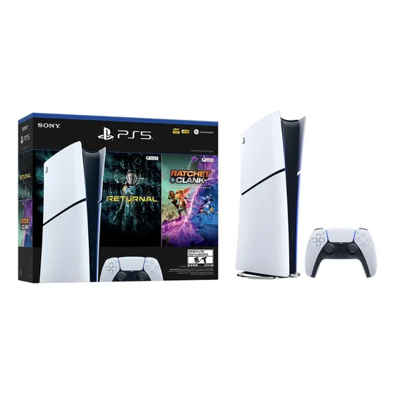 Consola Playstation 5 Slim Digital + 2 Juegos