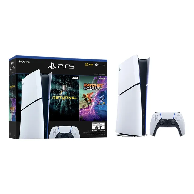 Sony Consola Playstation 5 1TB Slim Digital 2 Juegos