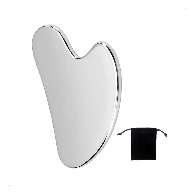 Gua Sha Acero Inoxidable - Antiarrugas, Drenaje Linfático