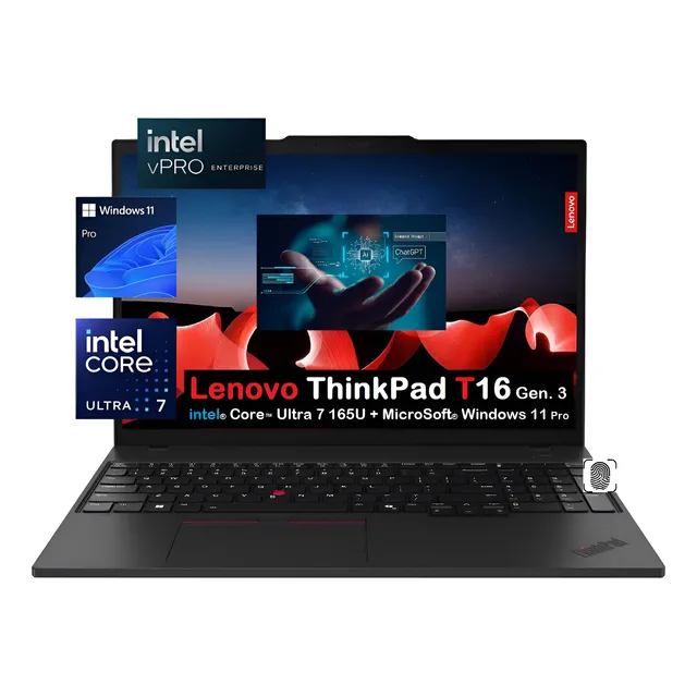 Thinkpad T16 Gen. 3  Core Ultra 7 165u 32gb 1tb 16-wuxga W11 Negro (Reacondicionado)