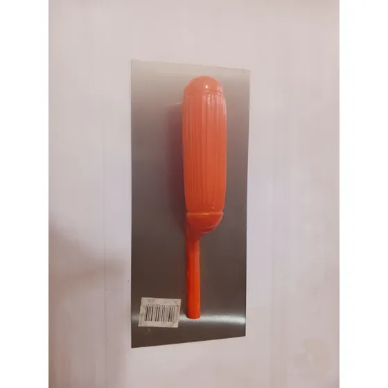 Palustra Metálica Con Mango  De Plastico.