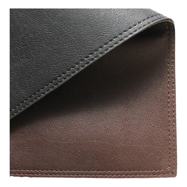 Individuales 32x42 Doble Costura Bicolor Similcuero Cuerina